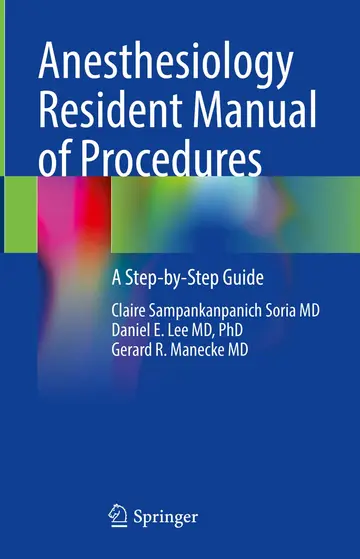 Cover of Anesthesiology Resident Manual of Procedures