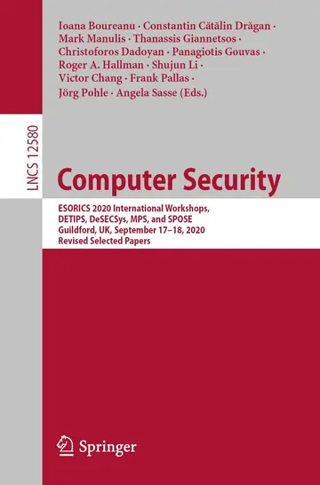 Cover of Computer Security