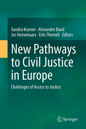 Cover of New Pathways to Civil Justice in Europe