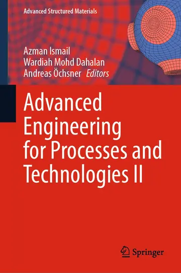 Cover of Advanced Engineering for Processes and Technologies II