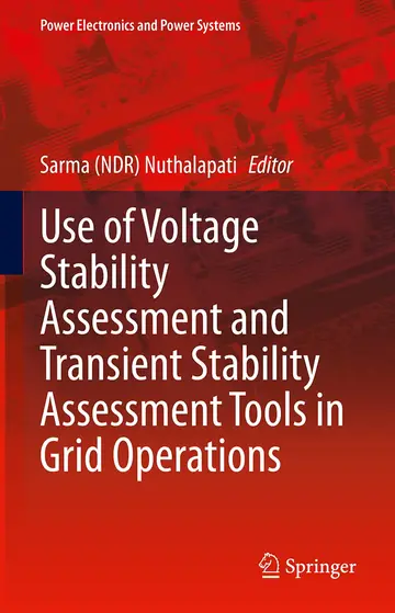 Cover of Use of Voltage Stability Assessment and Transient Stability Assessment Tools in Grid Operations