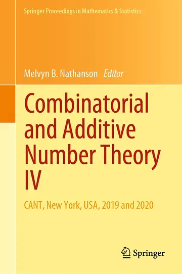 Cover of Combinatorial and Additive Number Theory