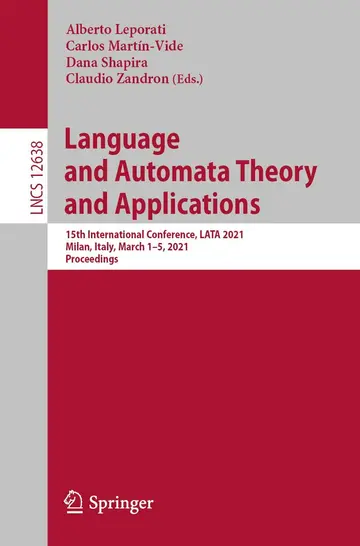 Cover of Language and Automata Theory and Applications