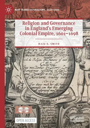 Cover of Religion and Governance in England's Emerging Colonial Empire, 1601-1698