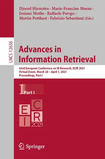 Cover of Advances in Information Retrieval