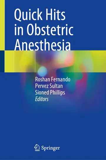 Cover of Quick Hits in Obstetric Anesthesia