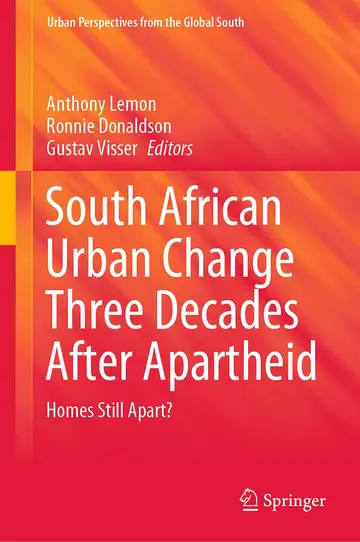 Cover of South African Urban Change Three Decades After Apartheid