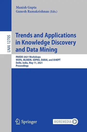 Cover of Trends and Applications in Knowledge Discovery and Data Mining