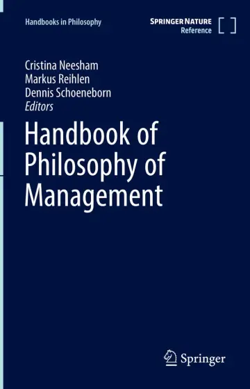 Cover of Handbook of Philosophy of Management
