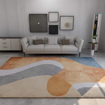 Cover of MOXIC Soft Abstract Art Living Room Area Rugs Rectangular Children Crawling Bedroom Rug Fleece Anti-Slip Carpets Nordic Modern Home Decor Mats Indoor Outdoor Runners Nursery 6.5' X 8'
