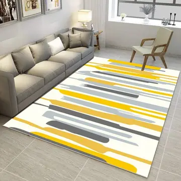 Cover of MOXIC Soft Geometric Living Room Area Rugs Rectangular Children Crawling Bedroom Rug Fleece Anti-Slip Fleece Carpets Modern Home Decor Mats Indoor Outdoor Runners Nursery 6.5' X 13'