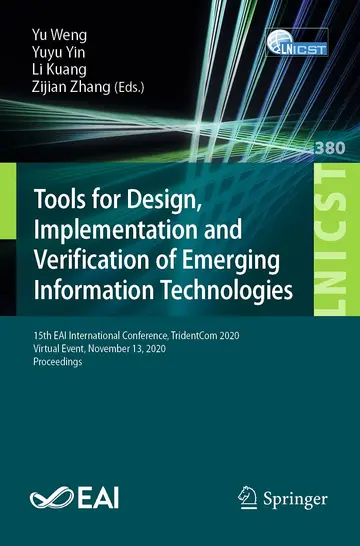 Cover of Tools for Design, Implementation and Verification of Emerging Information Technologies