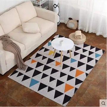 Cover of MOXIC Soft Geometric Living Room Area Rugs Rectangular Children Crawling Bedroom Rug Fleece Anti-Slip Fleece Carpets Modern Home Decor Mats Indoor Outdoor Runners Nursery 6.5' X 13'