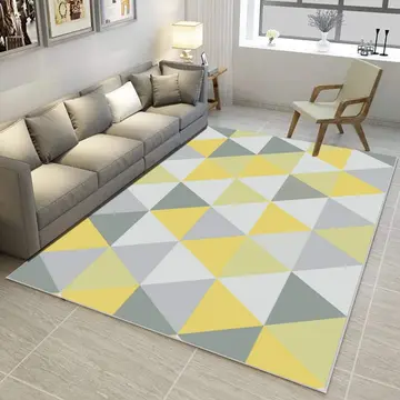 Cover of MOXIC Soft Geometric Living Room Area Rugs Rectangular Children Crawling Bedroom Rug Fleece Anti-Slip Fleece Carpets Modern Home Decor Mats Indoor Outdoor Runners Nursery 2' X 5'