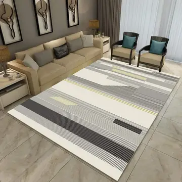 Cover of MOXIC Soft Geometric Living Room Area Rugs Rectangular Children Crawling Bedroom Rug Fleece Anti-Slip Fleece Carpets Modern Home Decor Mats Indoor Outdoor Runners Nursery 5.2' X 7.5'
