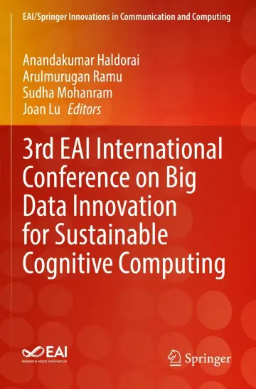 Cover of 3rd EAI International Conference on Big Data Innovation for Sustainable Cognitive Computing