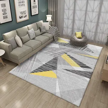 Cover of MOXIC Soft Geometric Living Room Area Rugs Rectangular Children Crawling Bedroom Rug Fleece Anti-Slip Carpets Modern Home Decor Mats Indoor Outdoor Runners Nursery 2.6' X 6.5'