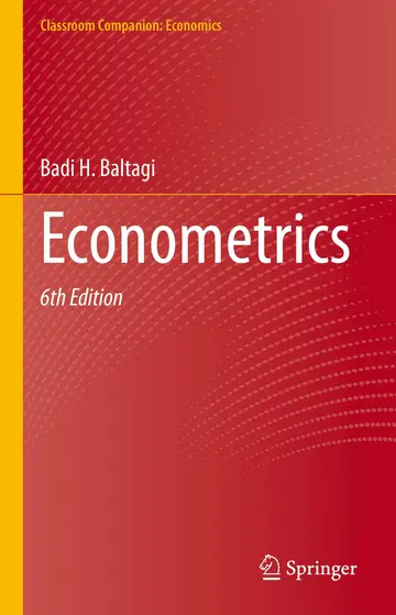 Cover of Econometrics