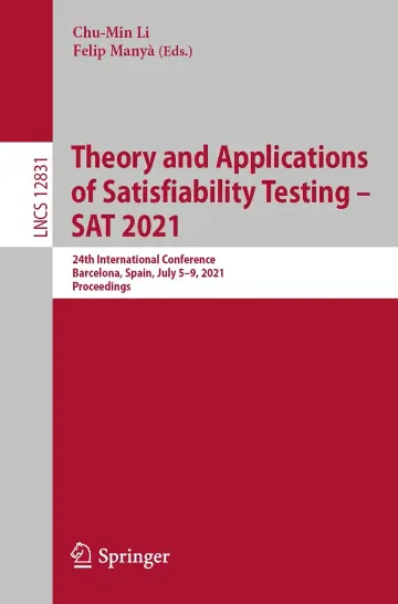 Cover of Theory and Applications of Satisfiability Testing - SAT 2021