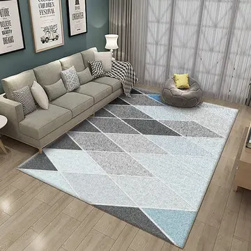 Cover of MOXIC Soft Geometric Living Room Area Rugs Rectangular Children Crawling Bedroom Rug Fleece Anti-Slip Carpets Modern Home Decor Mats Indoor Outdoor Runners Nursery 6.5' X 9.2'