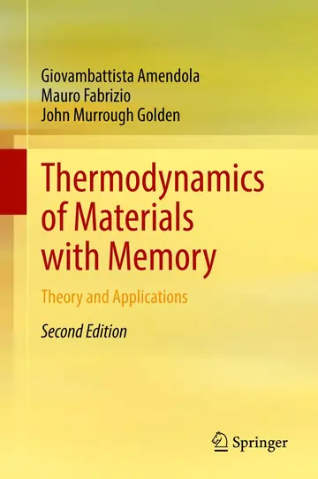 Cover of Thermodynamics of Materials with Memory