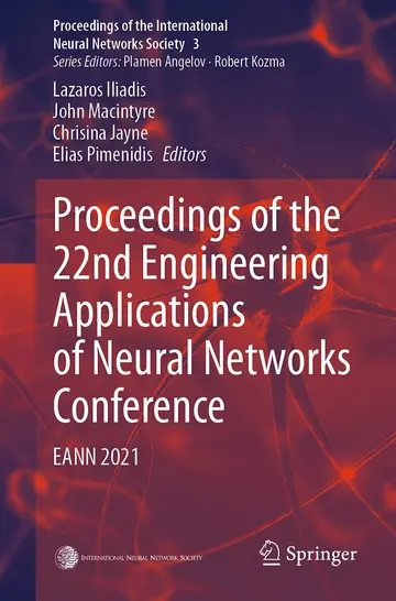 Cover of Proceedings of the 22nd Engineering Applications of Neural Networks Conference