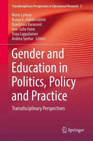 Cover of Gender and Education in Politics, Policy and Practice