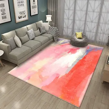 Cover of MOXIC Soft Abstract Art Living Room Area Rugs Square Children Crawling Bedroom Rug Fleece Anti-Slip Carpets Nordic Modern 3D Home Decor Mats Indoor Outdoor Runners Nursery 5' X 5'