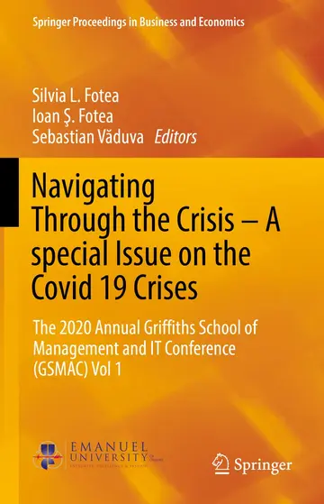 Cover of Navigating Through the Crisis – a Special Issue on the Covid 19 Crises