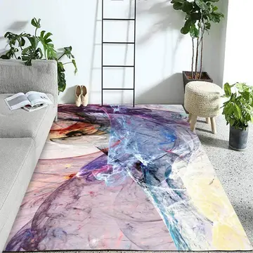 Cover of MOXIC Soft Luxury Abstract Art Living Room Area Rugs Rectangular Children Crawling Bedroom Rug Fleece Anti-Slip Carpets Nordic Modern Home Decor Mats Indoor Outdoor Runners Nursery 4' X 5'