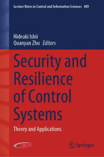 Cover of Security and Resilience of Control Systems