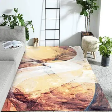 Cover of MOXIC Soft Luxury Abstract Art Living Room Area Rugs Rectangular Children Crawling Bedroom Rug Fleece Anti-Slip Carpets Nordic Modern Home Decor Mats Indoor Outdoor Runners Nursery 4' X 6.5'