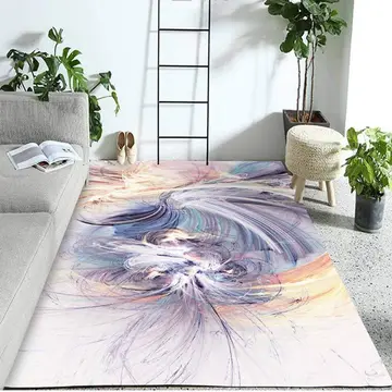 Cover of MOXIC Soft Luxury Abstract Art Living Room Area Rugs Rectangular Children Crawling Bedroom Rug Fleece Anti-Slip Carpets Nordic Modern Home Decor Mats Indoor Outdoor Runners Nursery 4' X 6'