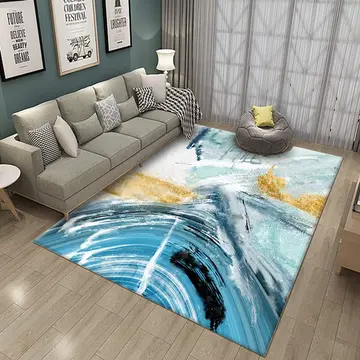 Cover of MOXIC Soft Luxury Abstract Art Living Room Area Rugs Rectangular Children Crawling Bedroom Rug Fleece Anti-Slip Carpets Nordic Modern Home Decor Mats Indoor Outdoor Runners Nursery 3' X 9'