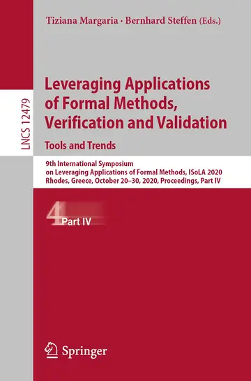 Cover of Leveraging Applications of Formal Methods, Verification and Validation
