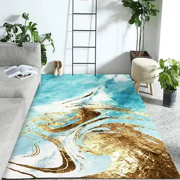 Cover of MOXIC Soft Luxury Abstract Art Living Room Area Rugs Rectangular Children Crawling Bedroom Rug Fleece Anti-Slip Carpets Nordic Modern Home Decor Mats Indoor Outdoor Runners Nursery 2.6' X 4'