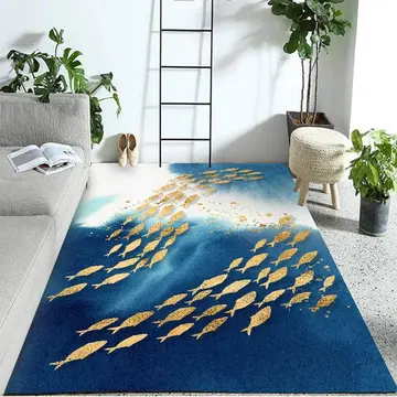 Cover of MOXIC Soft Luxury Abstract Art Living Room Area Rugs Rectangular Children Crawling Bedroom Rug Fleece Anti-Slip Carpets Nordic Modern Home Decor Mats Indoor Outdoor Runners Nursery 2' X 8'