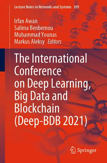 Cover of The International Conference on Deep Learning, Big Data and Blockchain (Deep-BDB 2021)