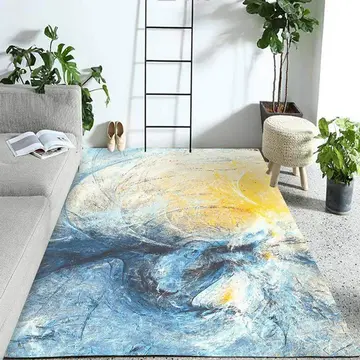 Cover of MOXIC Soft Luxury Abstract Art Living Room Area Rugs Rectangular Children Crawling Bedroom Rug Fleece Anti-Slip Carpets Nordic Modern Home Decor Mats Indoor Outdoor Runners Nursery 6' X 6.5'