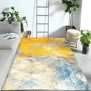 Cover of MOXIC Soft Luxury Abstract Art Living Room Area Rugs Rectangular Children Crawling Bedroom Rug Fleece Anti-Slip Carpets Nordic Modern Home Decor Mats Indoor Outdoor Runners Nursery 3' X 4'