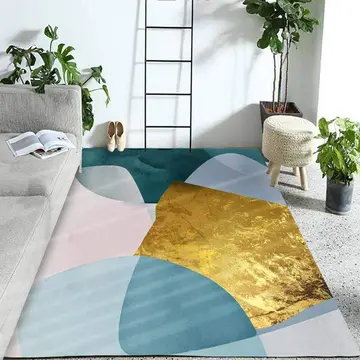 Cover of MOXIC Soft Luxury Abstract Art Living Room Area Rugs Rectangular Children Crawling Bedroom Rug Fleece Anti-Slip Carpets Nordic Modern Home Decor Mats Indoor Outdoor Runners Nursery 4.2' X 6.2'