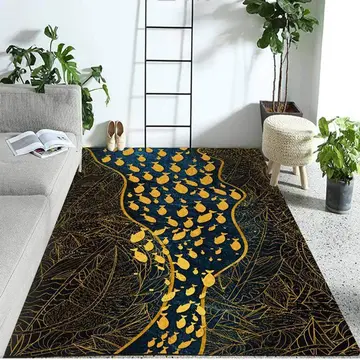 Cover of MOXIC Soft Luxury Abstract Art Living Room Area Rugs Square Children Crawling Bedroom Rug Fleece Anti-Slip Carpets Nordic Modern Home Decor Mats Indoor Outdoor Runners Nursery 5' X 5'