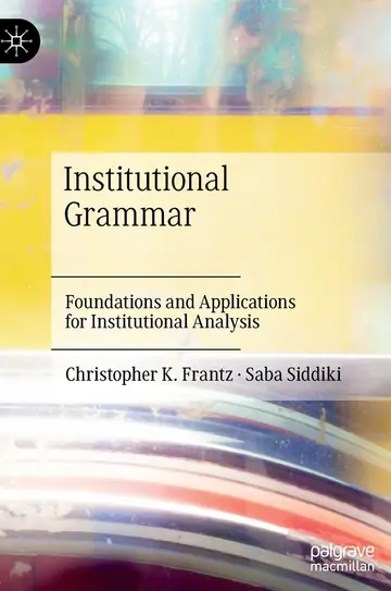 Cover of Institutional Grammar