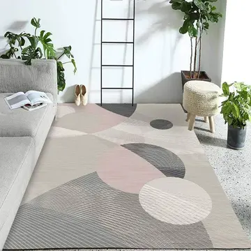 Cover of MOXIC Soft Geometric Living Room Area Rugs Rectangular Children Crawling Bedroom Rug Fleece Anti-Slip Carpets Nordic Modern Home Decor Mats Indoor Outdoor Runners Nursery 2' X 3'