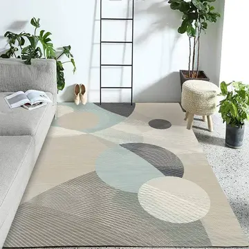 Cover of MOXIC Soft Geometric Living Room Area Rugs Rectangular Children Crawling Bedroom Rug Fleece Anti-Slip Carpets Nordic Modern Home Decor Mats Indoor Outdoor Runners Nursery 3' X 9'
