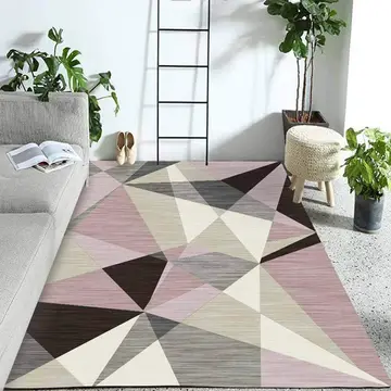 Cover of MOXIC Soft Geometric Living Room Area Rugs Rectangular Children Crawling Bedroom Rug Fleece Anti-Slip Carpets Nordic Modern Home Decor Mats Indoor Outdoor Runners Nursery 2' X 5'