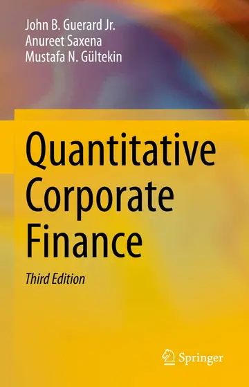 Cover of Quantitative Corporate Finance