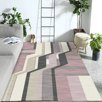 Cover of MOXIC Soft Geometric Living Room Area Rugs Rectangular Children Crawling Bedroom Rug Fleece Anti-Slip Carpets Nordic Modern Home Decor Mats Indoor Outdoor Runners Nursery 3' X 9'