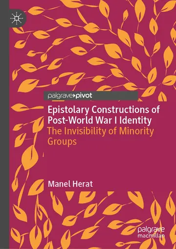 Cover of Epistolary Constructions of Post-world War I Identity