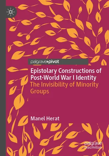 Cover of Epistolary Constructions of Post-world War I Identity